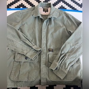 Green Carhartt WIP anson overshirt jacket size M